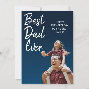 Custom Happy Vatertag Card für Vater Einladung