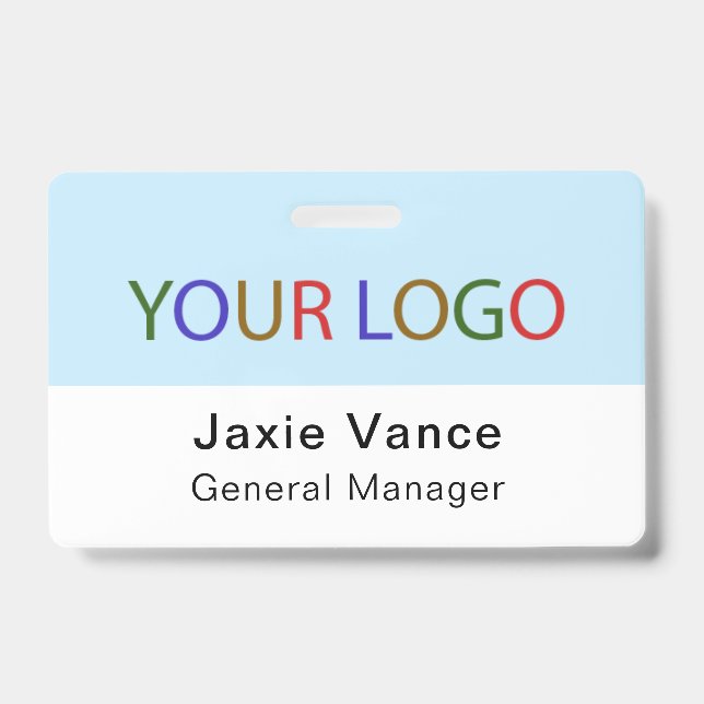 Custom Hard Plastic Name Badge with Metal Clip (Avant)