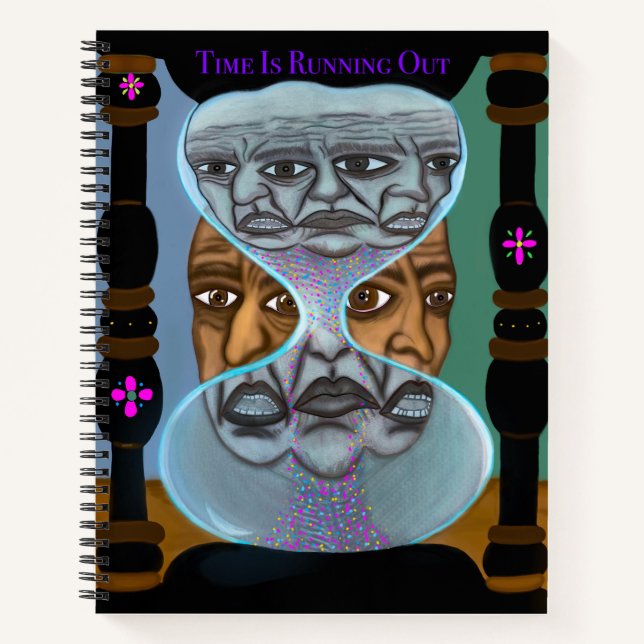 Custom Hardcover Sketchbook - Original "3-Faced Ma Notizbuch (Vorderseite)