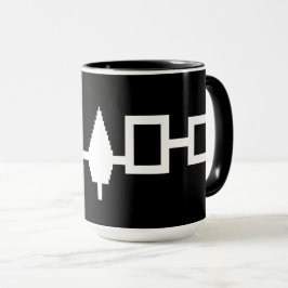 Custom Haudenounite Confederacy Flag Tasse