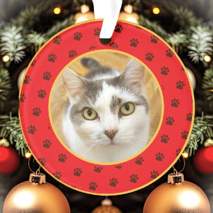 Custom Haustier Foto Weihnachtsfeiertag Ornament