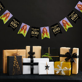 Custom Head Funny Funny Funny Face Personalisiert Wimpelkette