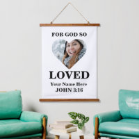 Custom heart Bible Verse John Christlich Foto