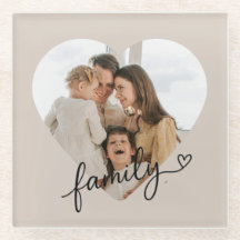 Custom Heart Foto Family Pillow - Wohngestaltung