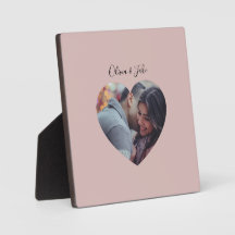 Custom Heart Foto Newlyweds Wedding-Geschenk