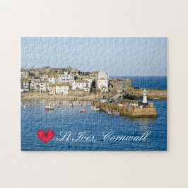 Custom Heart St Ives Harbour Pier Cornwall Foto
