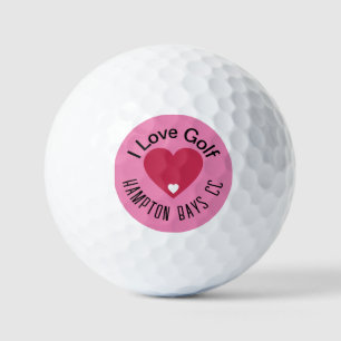 Custom "Heart Swing" Valentinstag Golf Ball