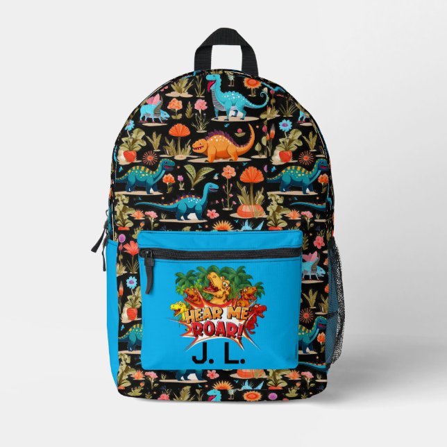Custom Hebe Me Roar Bedruckter Rucksack (Vorderseite)