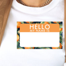 Custom Hello Mein Name ist Aufkleber