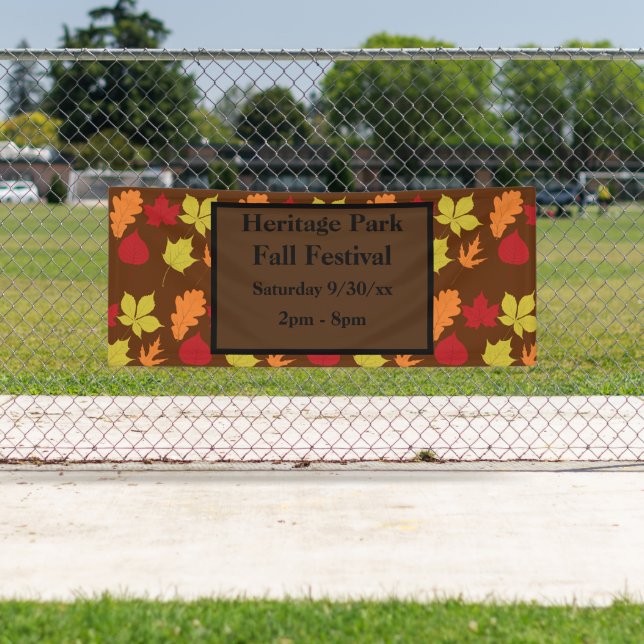 Custom Herbstlaubs Fall Festival Banner (Insitu)