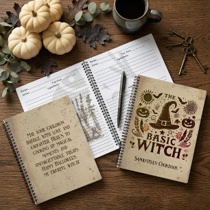 Custom Hexenhut Cotattcore Pumpkins Halloween Notizbuch