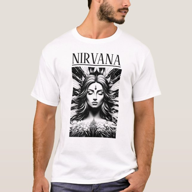 Custom "Hindu Karma Nirvana" T Shirt Design (Vorderseite)