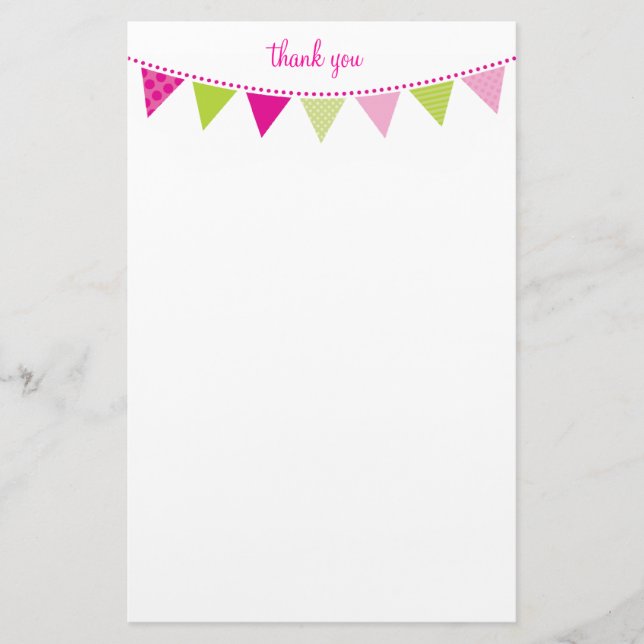 CUSTOM HINWEIS: niedlicher, heller, fett Limoner B Briefpapier (Vorderseite)