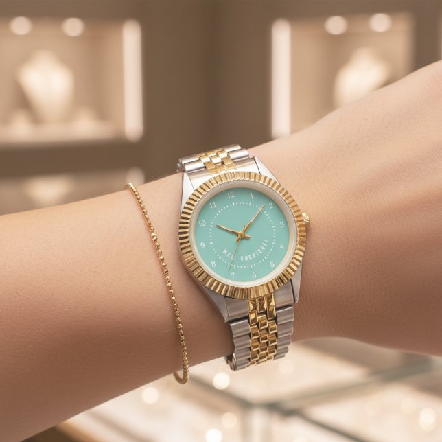 Custom His and Hers Watch Gift for Anniversaries Armbanduhr (Unisex Custom Mr and Mrs Watch – Bride and Groom Gift for Wedding Day, Newlyweds or Bachelorette)