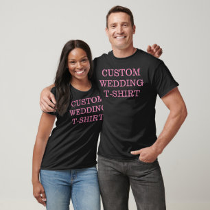Custom Hochzeit T-Shirt