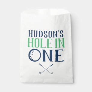 Custom Hole in One First Birthday Gefälligkeitstas Geschenktütchen