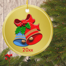 Custom Holiday Bells Weihnachten