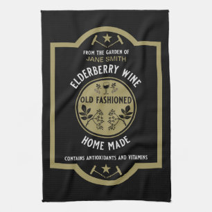 Custom Homemade Elderberry Geschirrtuch