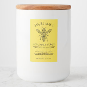 Custom Homemade Honey Lebensmitteletikett