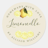 Custom Homemade Limoncello Antikes Weiß
