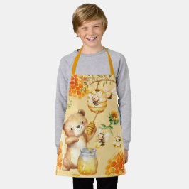 Custom Honey Bear Bear Kids Schürze