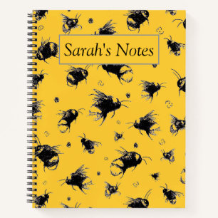 Custom Honey Bee Notebook Geschenk für Mama oder F Notizbuch
