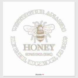 Custom Honey Business Promotional Aufkleber