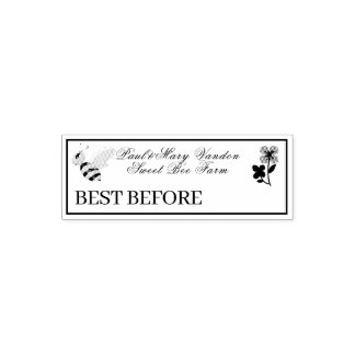 Custom Honey Stamp Durability Date Permastempel