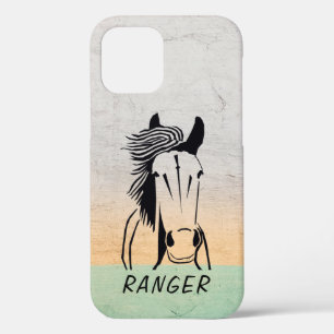 Custom Horse Apple IPhone 12 (Tough) Handy Case