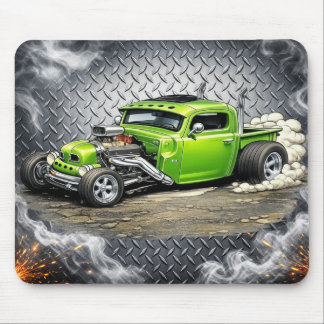 Custom Hot Rod Mouse Pad – Classic Car Enthusiast Mousepad