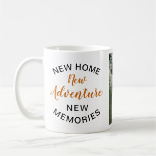 Custom House Erwärmung New Zuhause Add Foto Coffee Kaffeetasse