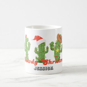 Custom Howdy Weihnachts-Tasse Kaffeetasse