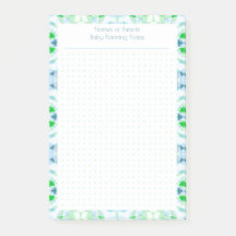 Custom Hübsch Blue Dot Grid Wedding Plan Planer