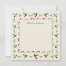 Custom Hummingbird Border