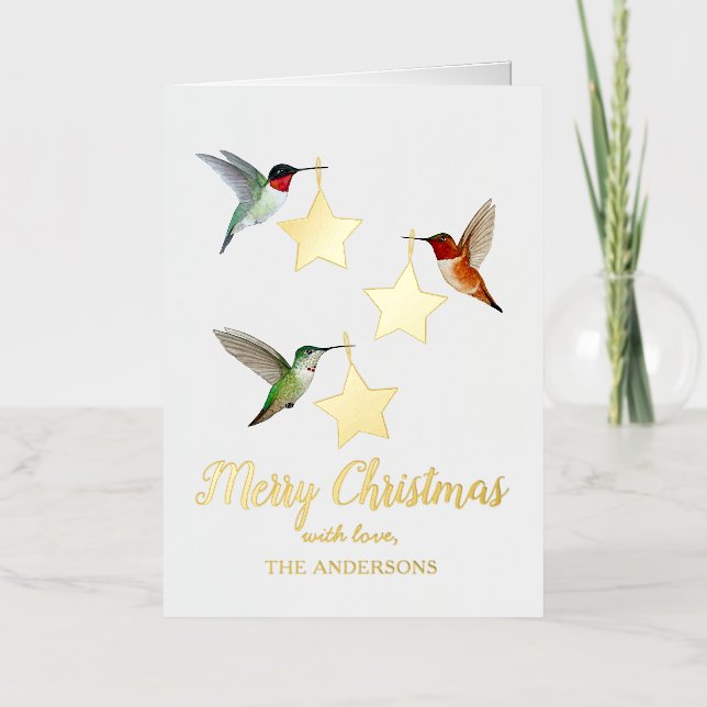 Custom Hummingbird Christmas (Vorderseite)