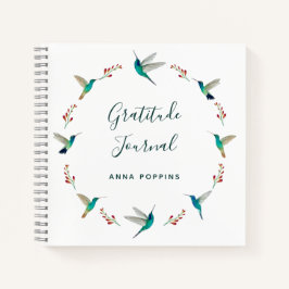 Custom Hummingbird Gratitude Journal Notizbuch