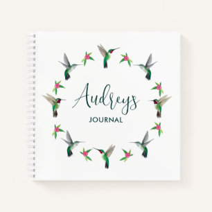 Custom Hummingbird Journal Notizbuch
