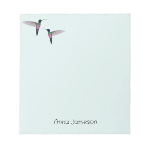 Custom Hummingbird Notepad Notizblock