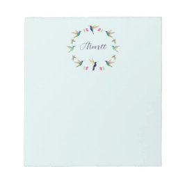 Custom Hummingbird Notepad Notizblock