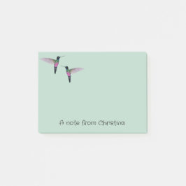 Custom Hummingbird Notes Post-it Klebezettel