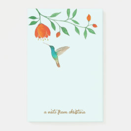 Custom Hummingbird Notes Post-it Klebezettel