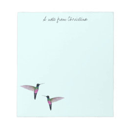 Custom Hummingbird Notizblock