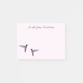 Custom Hummingbird Post-it Notes Klebezettel