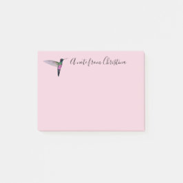 Custom Hummingbird Post-it Notes Klebezettel