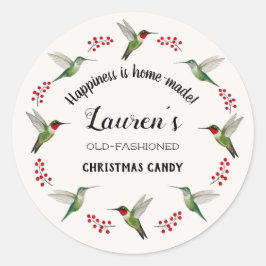 Custom Hummingbird Runder Aufkleber