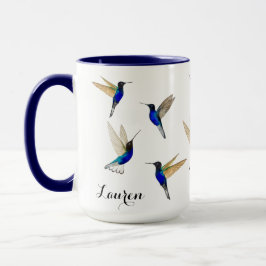 Custom Hummingbirds Mug Tasse
