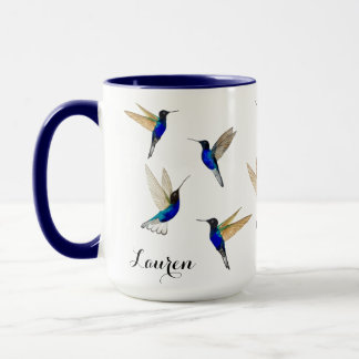 Custom Hummingbirds Mug Tasse