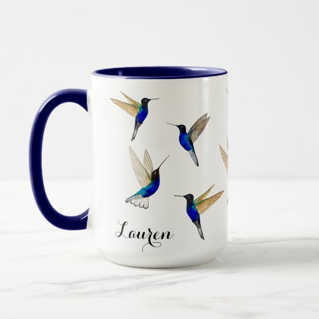 Custom Hummingbirds Mug Tasse (Links)