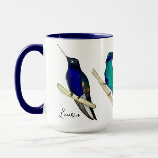 Custom Hummingbirds Mug Tasse
