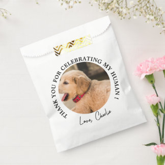 Custom Hund Gastgeschenk Hochzeit Hund Ehrentier F Geschenktütchen